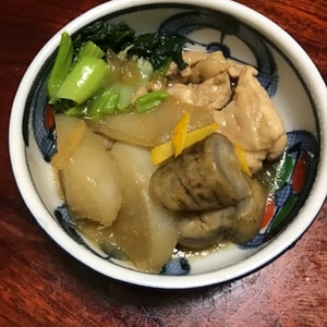 親鶏とあぶら麩の治部煮